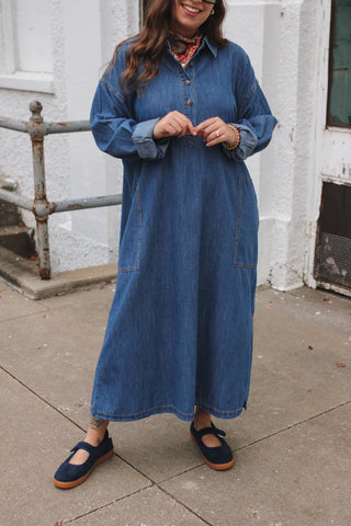 Dylan Denim Midi Dress