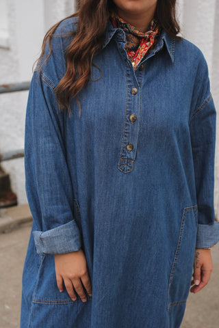Dylan Denim Midi Dress