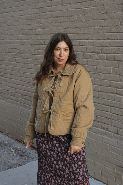 Mabel Quilt Bow Tie Jacket