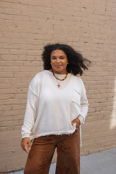 Lex Oversized Lightweight Sweater