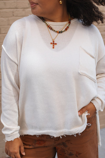 Lex Oversized Lightweight Sweater