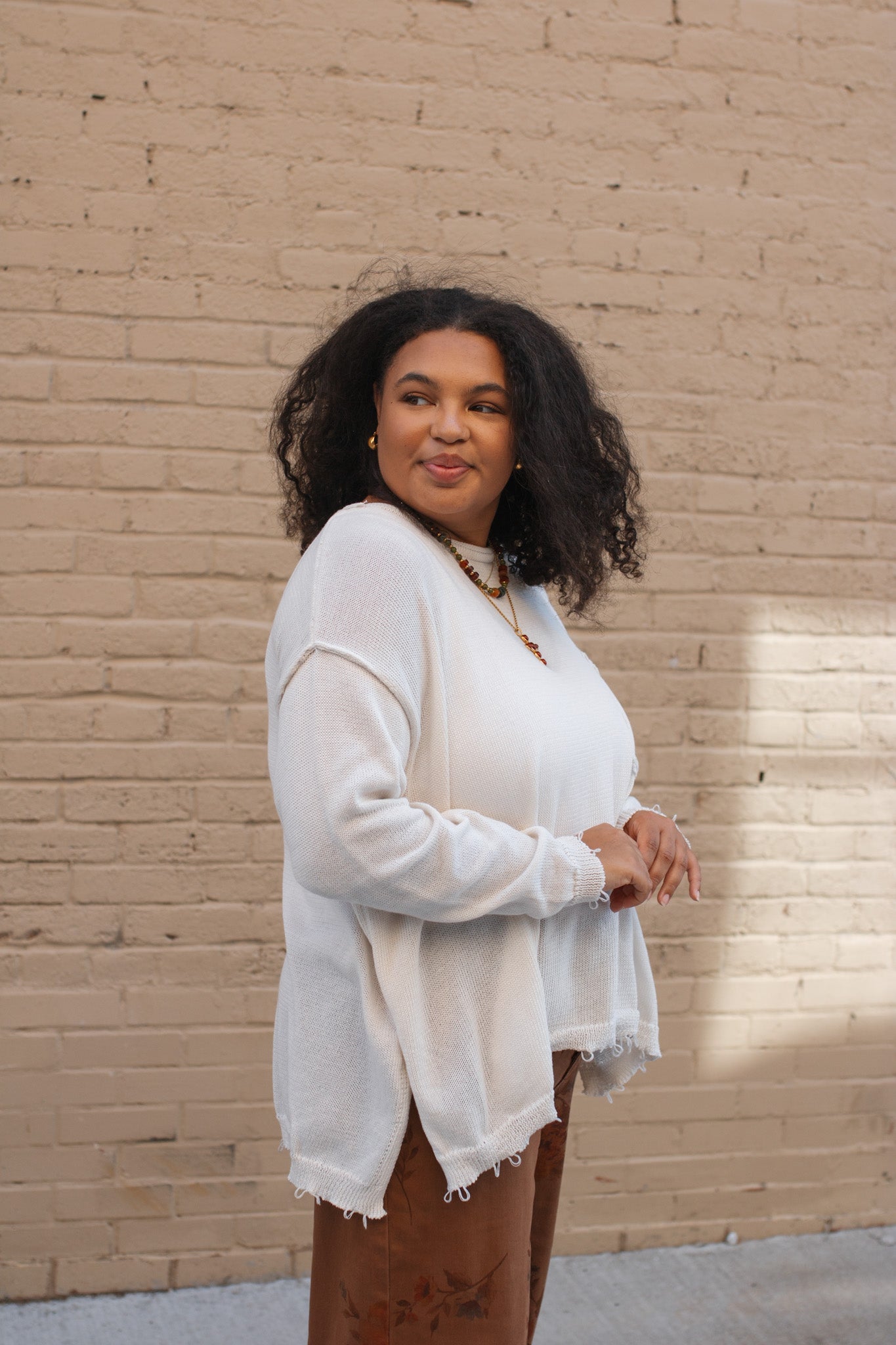 Lex Oversized Lightweight Sweater