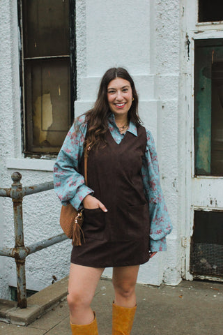 Aubrey Floral Button Down Blouse