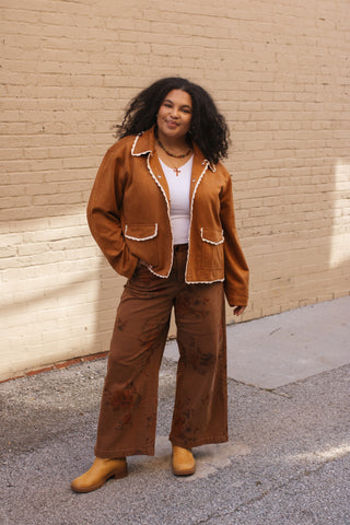 Holly Suede Snap Jacket