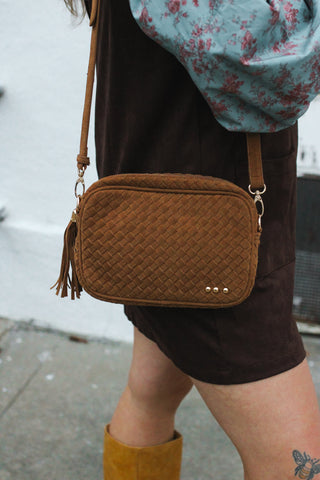 Willow Woven Crossbody Bag