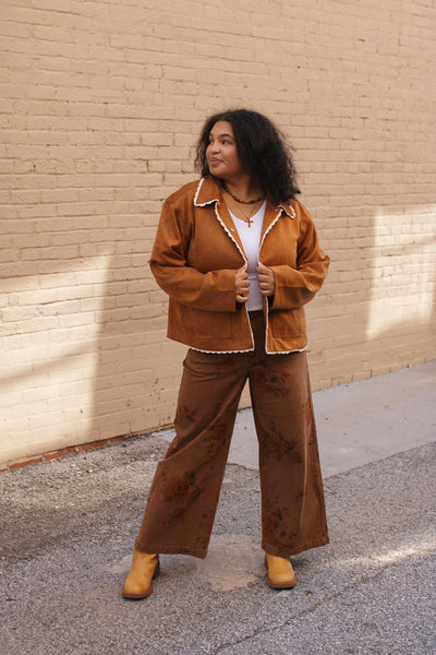 Holly Suede Snap Jacket