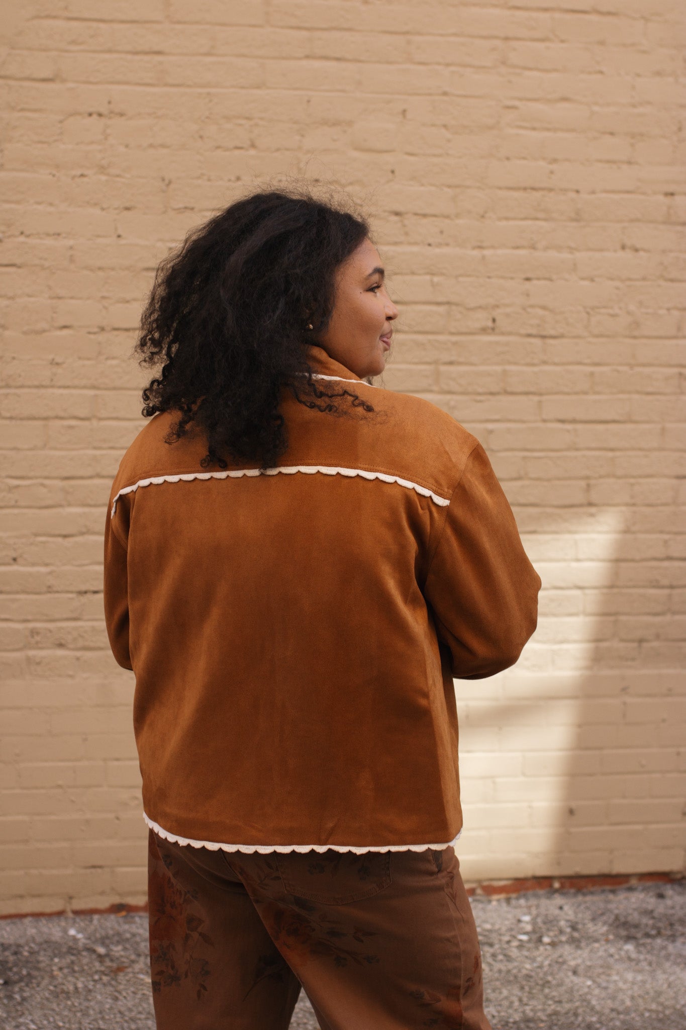 Holly Suede Snap Jacket