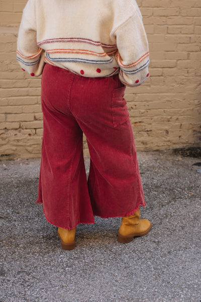 Kara Corduroy Wide Leg Pants