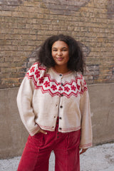 Millie Snowflake Knit Cardigan