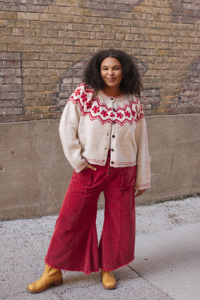 Kara Corduroy Wide Leg Pants