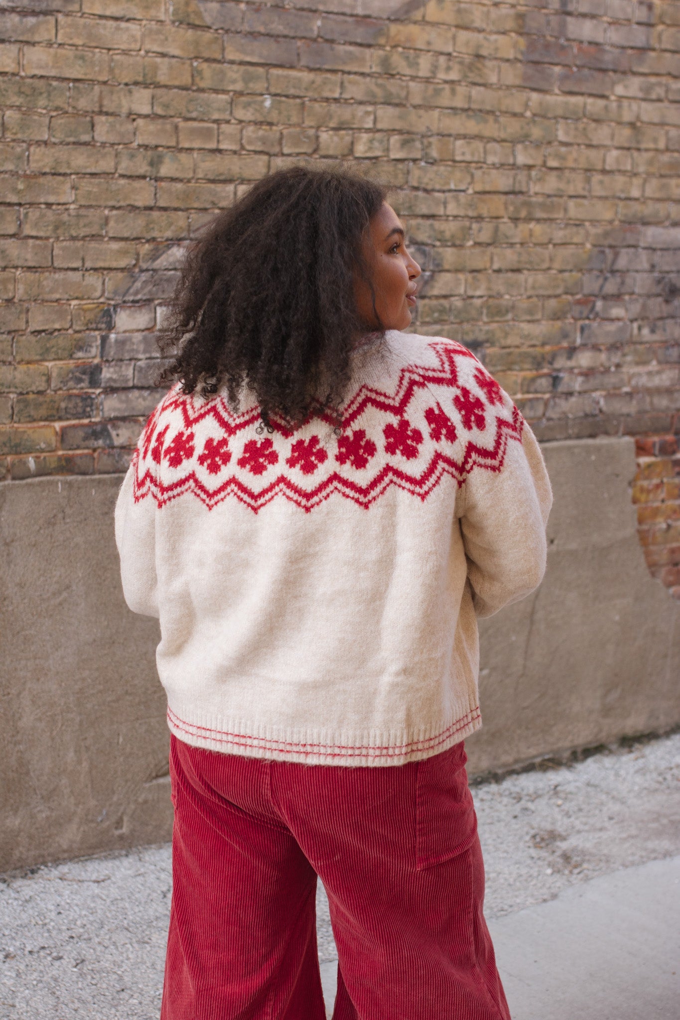 Millie Snowflake Knit Cardigan