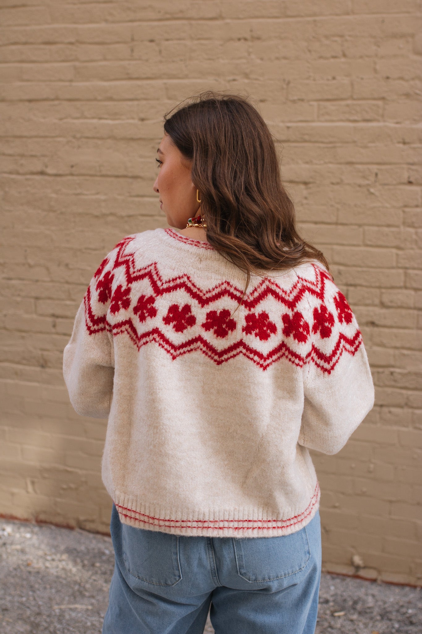 Millie Snowflake Knit Cardigan