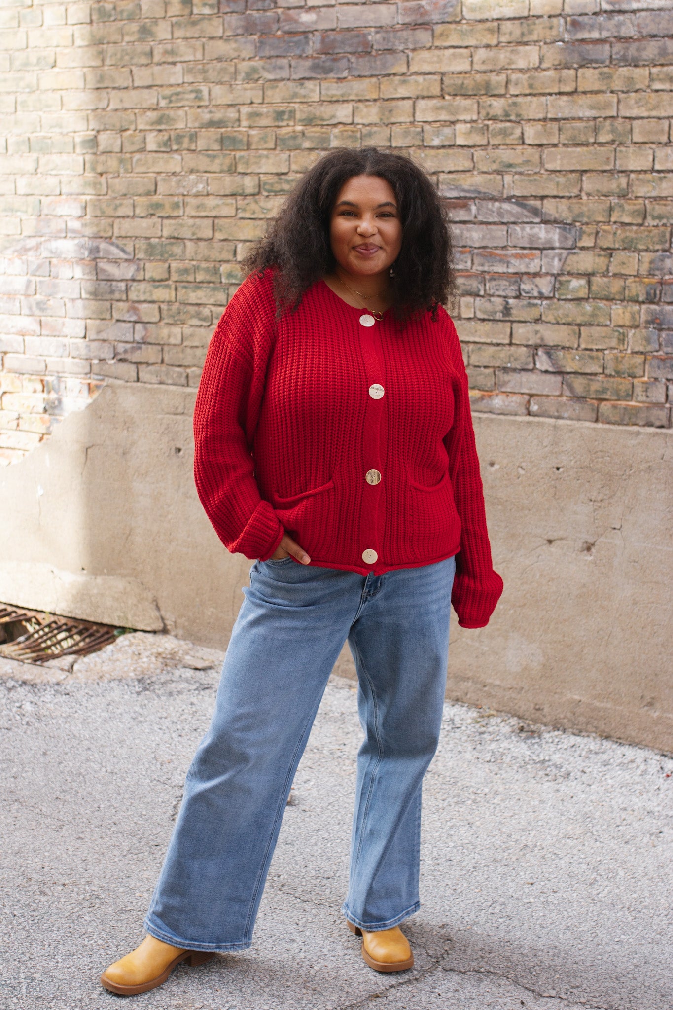 Ruby Button Knit Cardigan