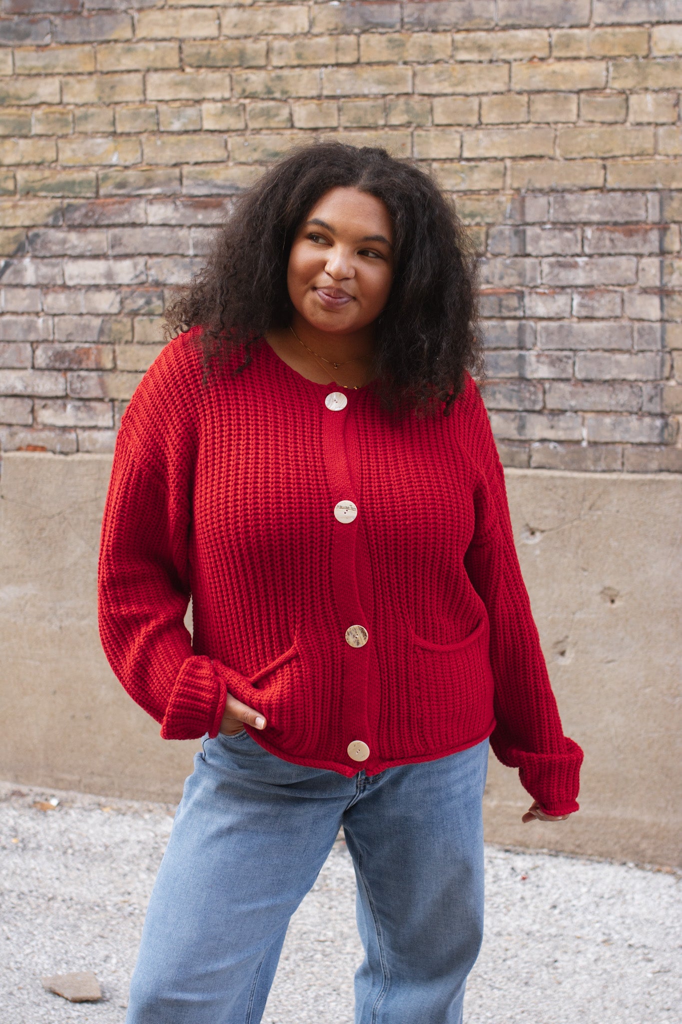 Ruby Button Knit Cardigan