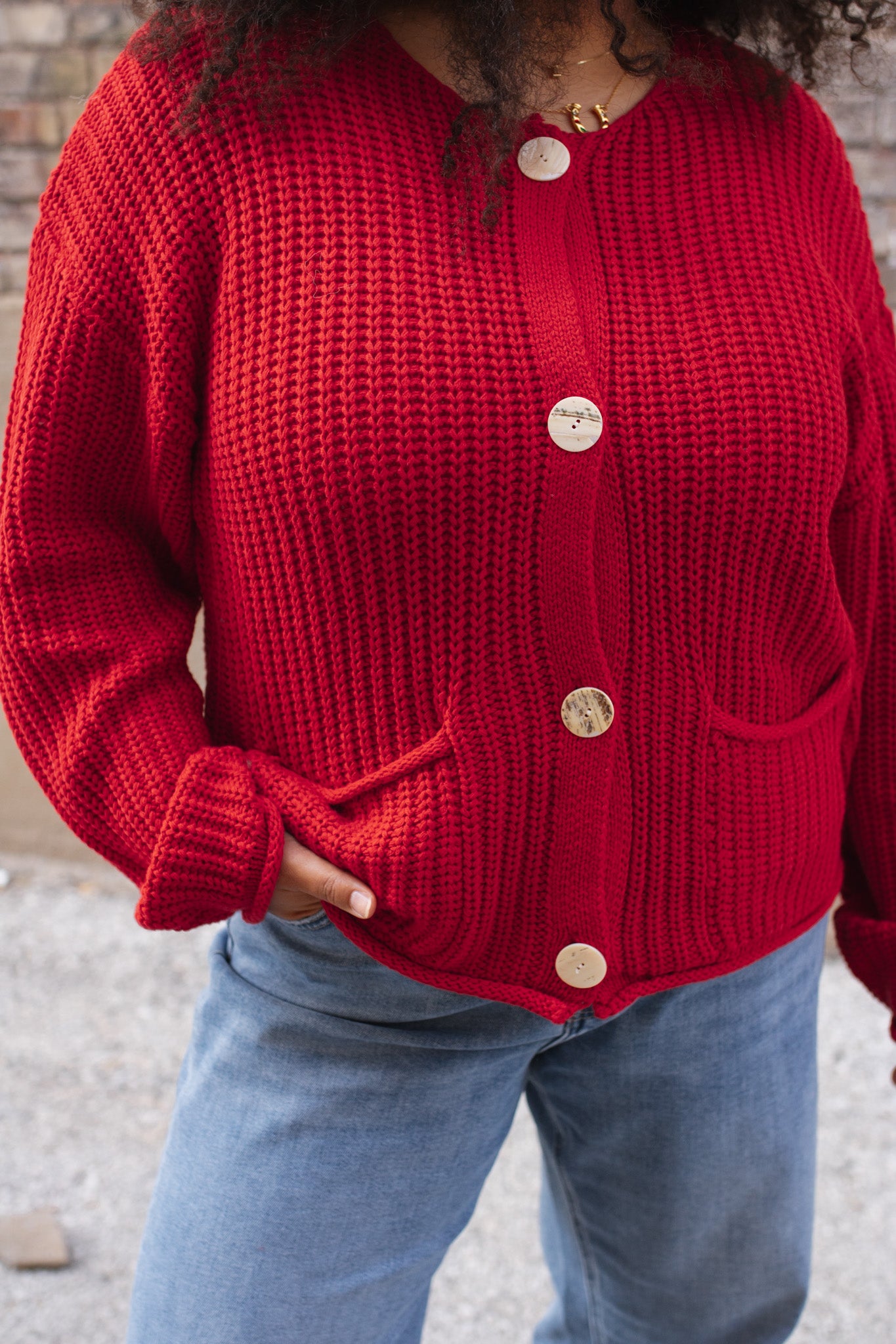Ruby Button Knit Cardigan
