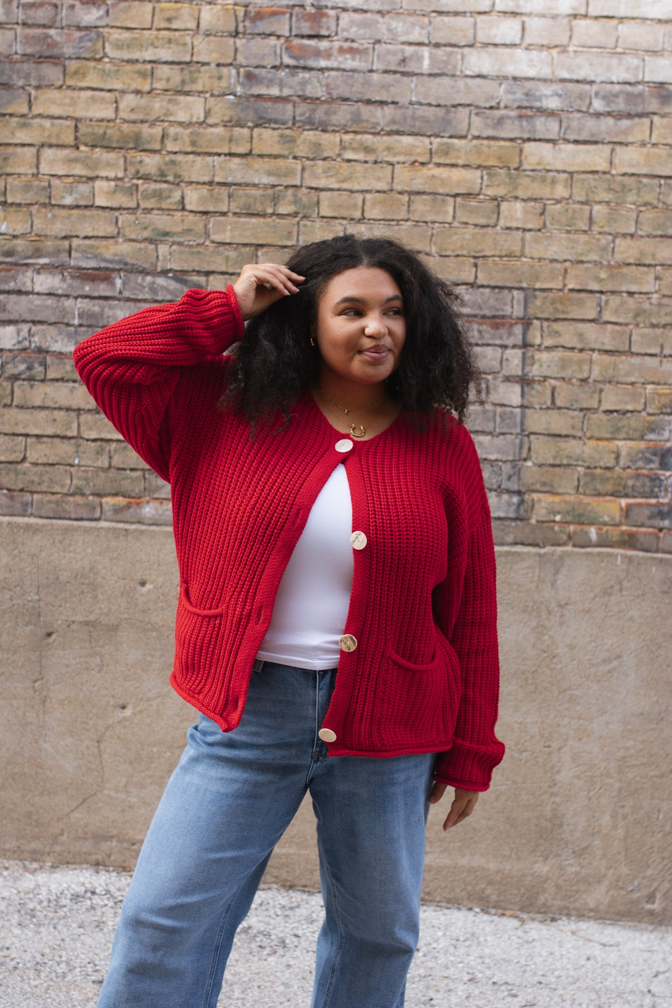 Ruby Button Knit Cardigan