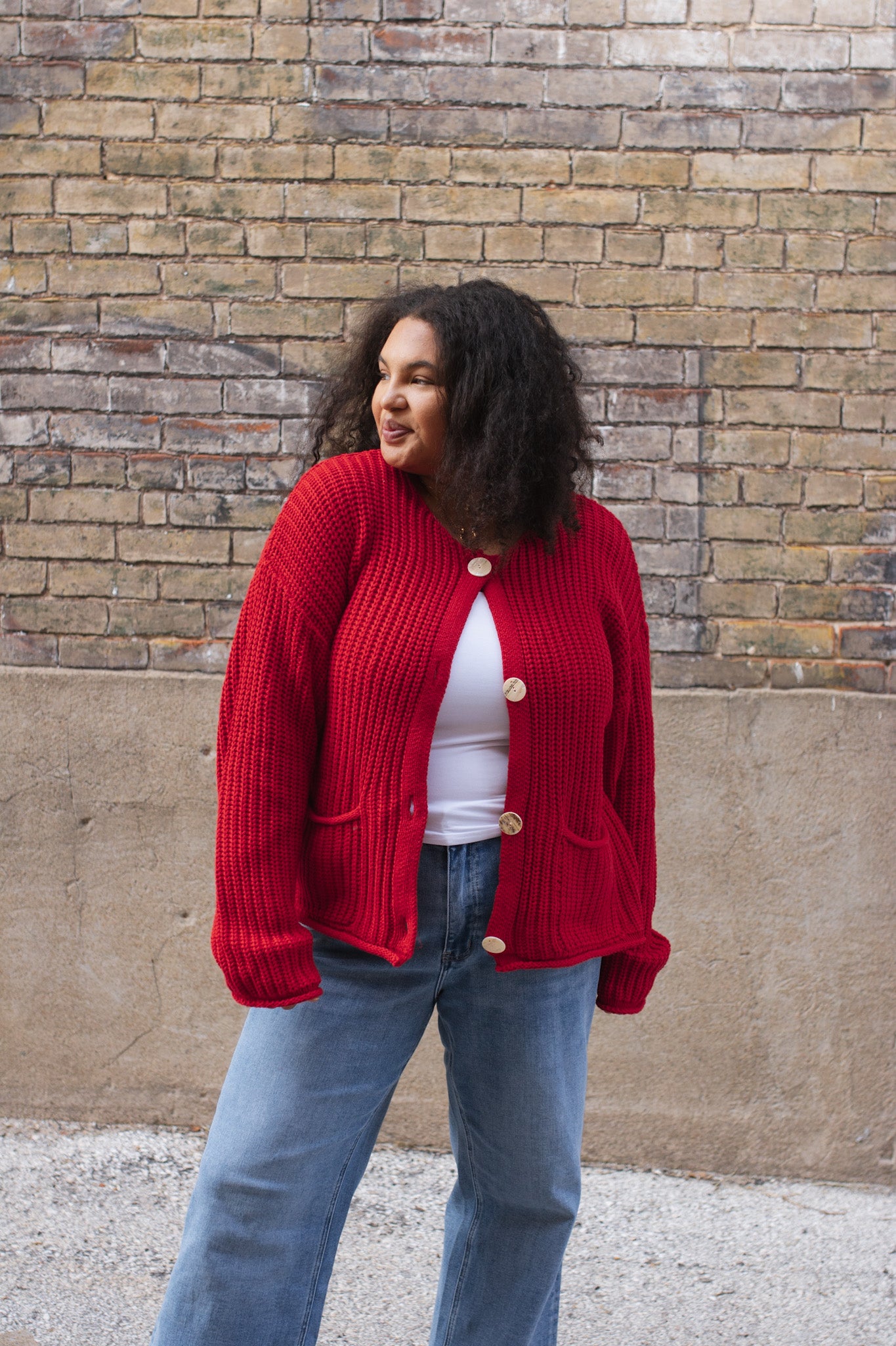 Ruby Button Knit Cardigan