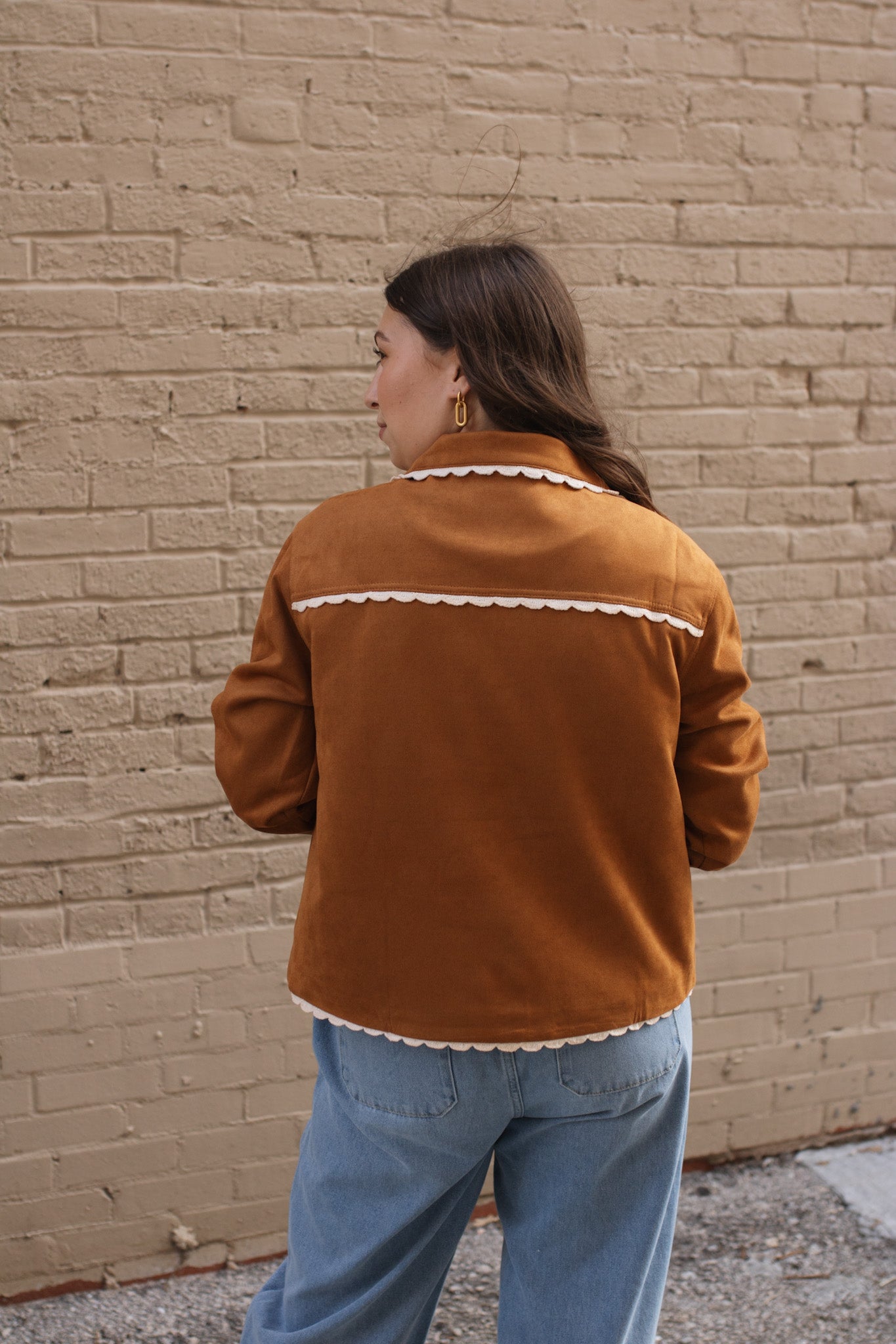Holly Suede Snap Jacket