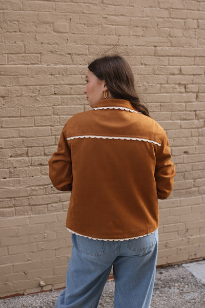 Holly Suede Snap Jacket