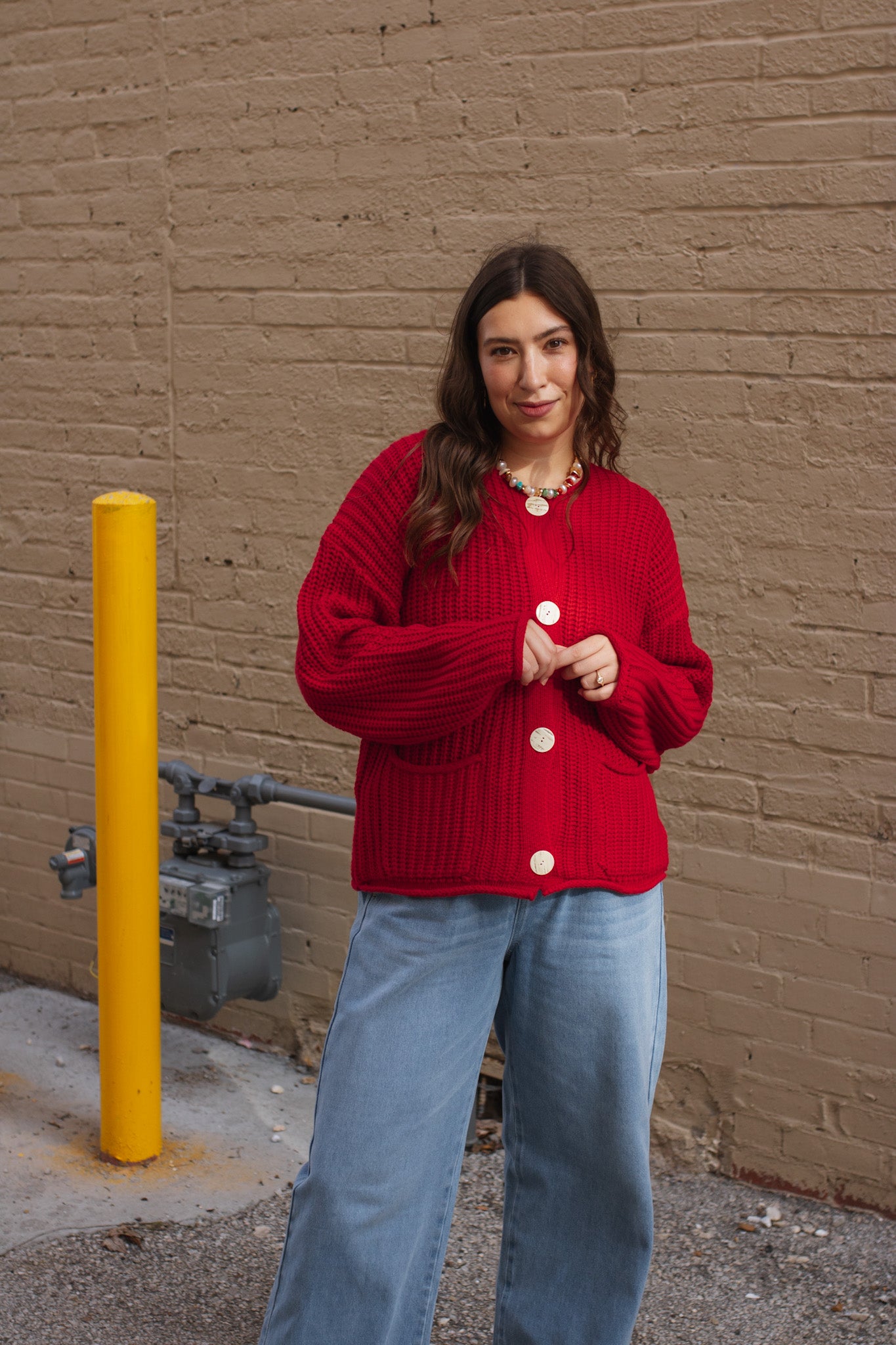Ruby Button Knit Cardigan