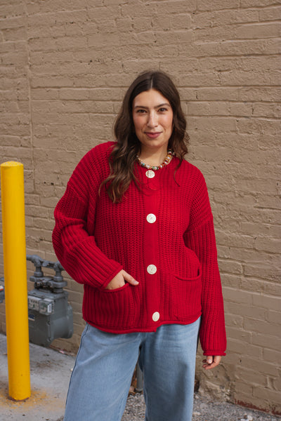 Ruby Button Knit Cardigan