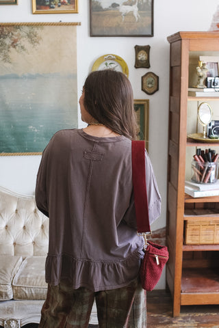 Emilee Relaxed Ruffle Tee