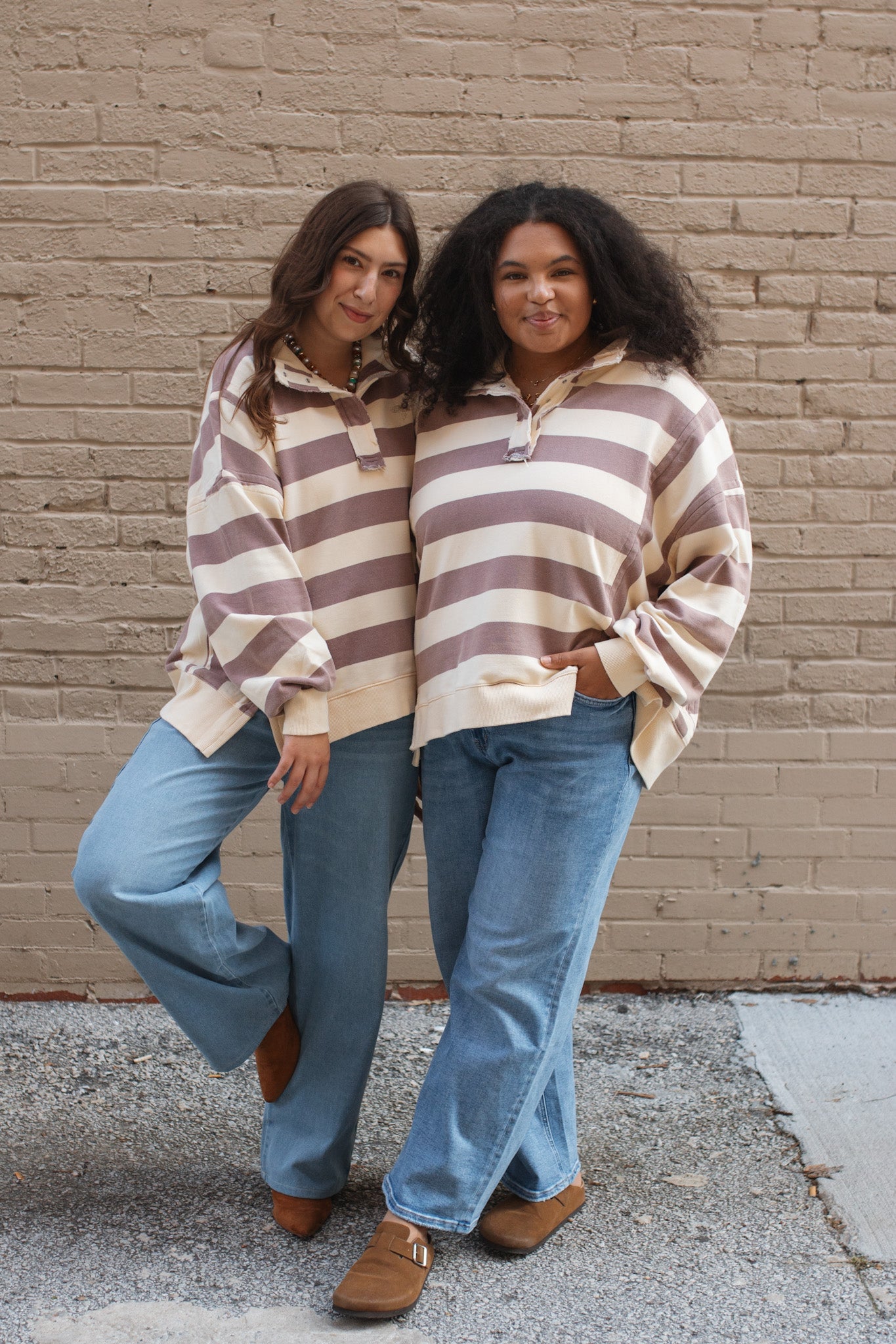 Greta Rugby Stripe Pullover