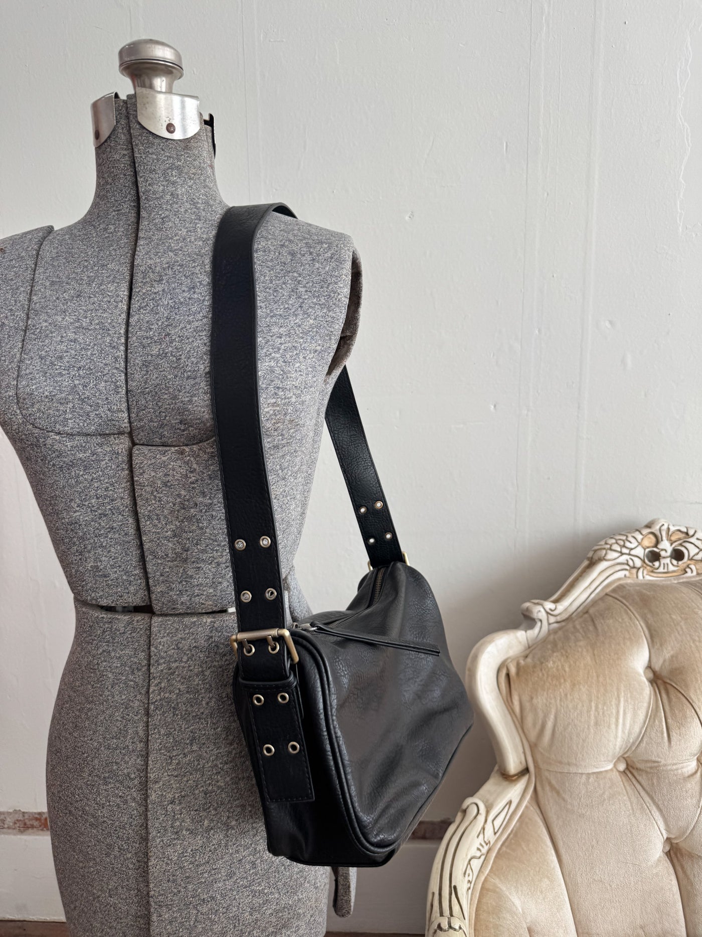 Morgan Buckle Shoulder Bag