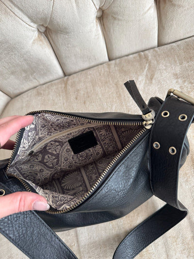 Morgan Buckle Shoulder Bag