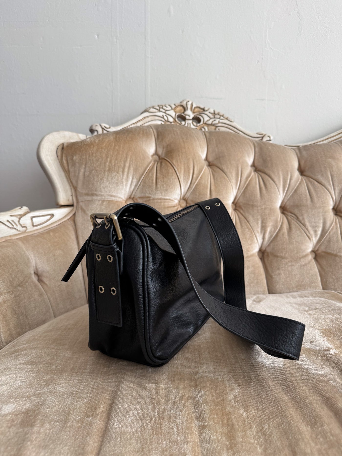 Morgan Buckle Shoulder Bag