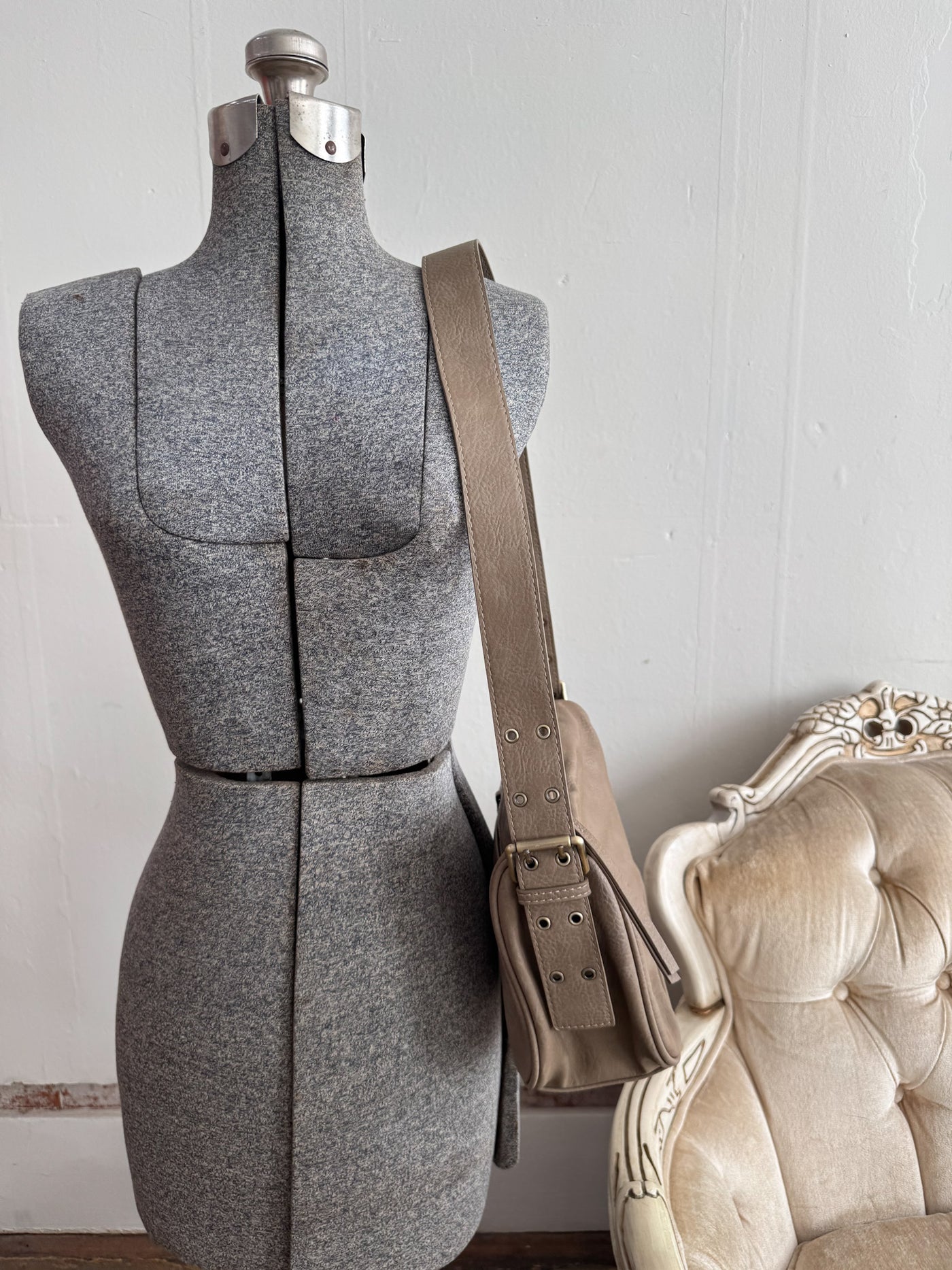 Morgan Buckle Shoulder Bag