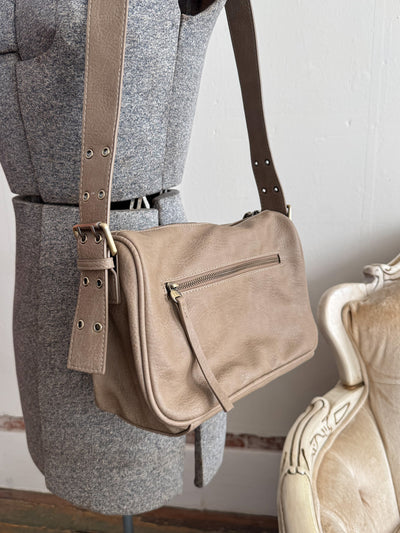 Morgan Buckle Shoulder Bag