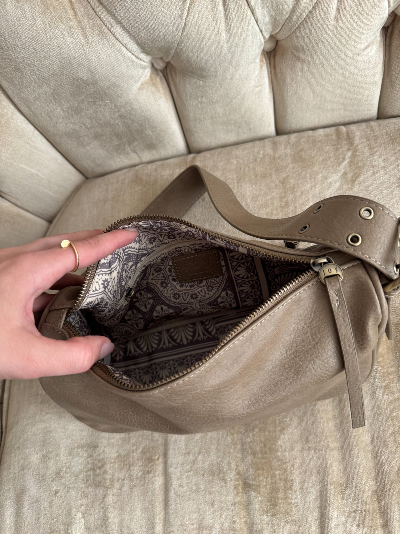 Morgan Buckle Shoulder Bag