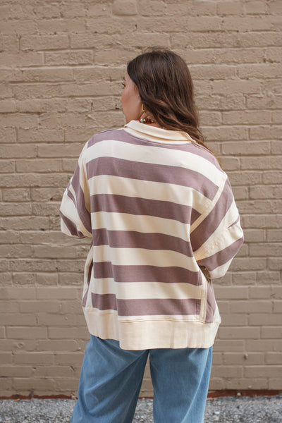 Greta Rugby Stripe Pullover
