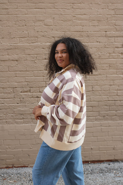 Greta Rugby Stripe Pullover