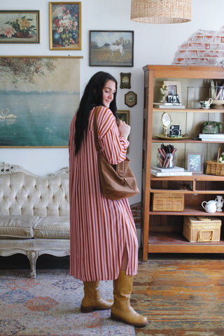 Ryder Striped Button Down Dress