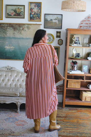 Ryder Striped Button Down Dress