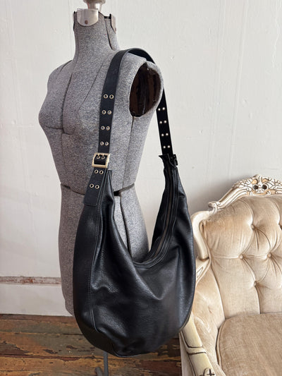 Nadia Buckle Large Hobo Bag