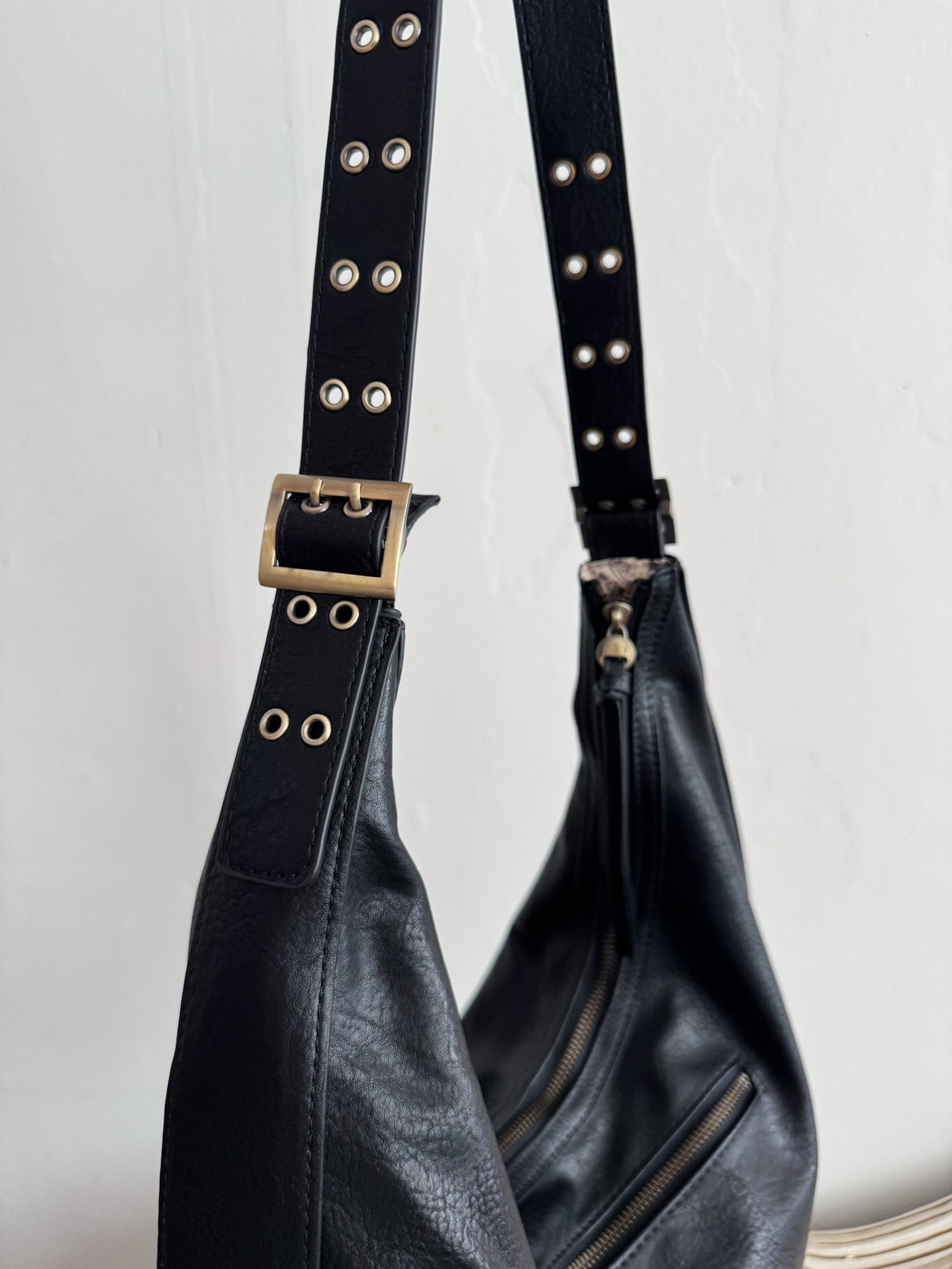 Nadia Buckle Large Hobo Bag