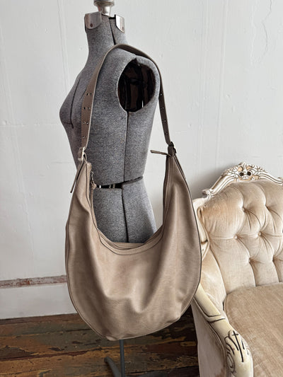 Nadia Buckle Large Hobo Bag