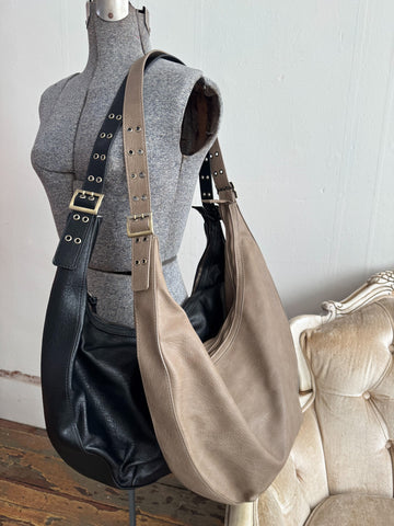 Nadia Buckle Large Hobo Bag