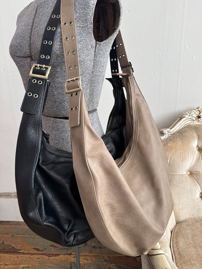 Nadia Buckle Large Hobo Bag