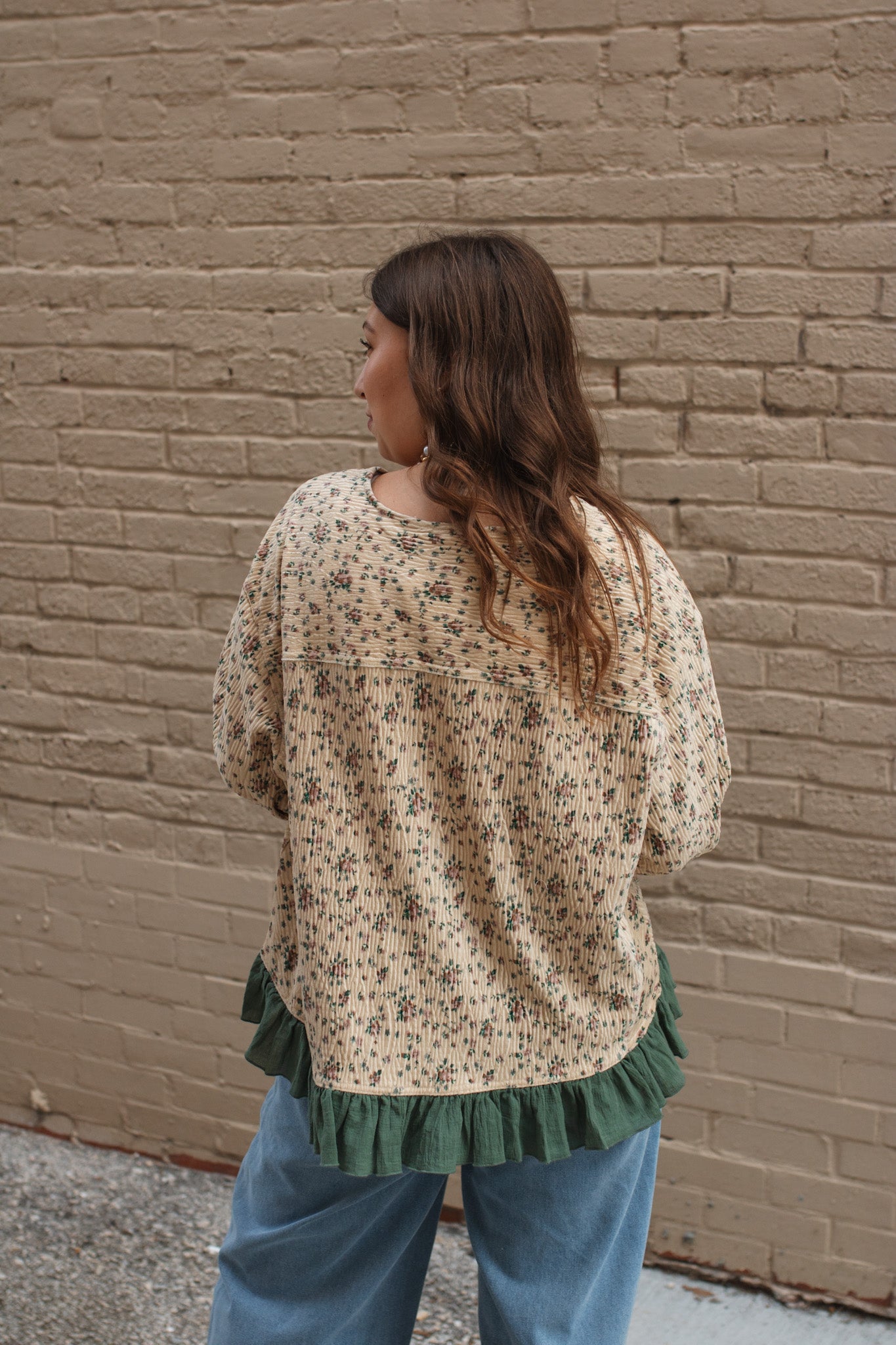 Clara Ruffle Tie Blouse