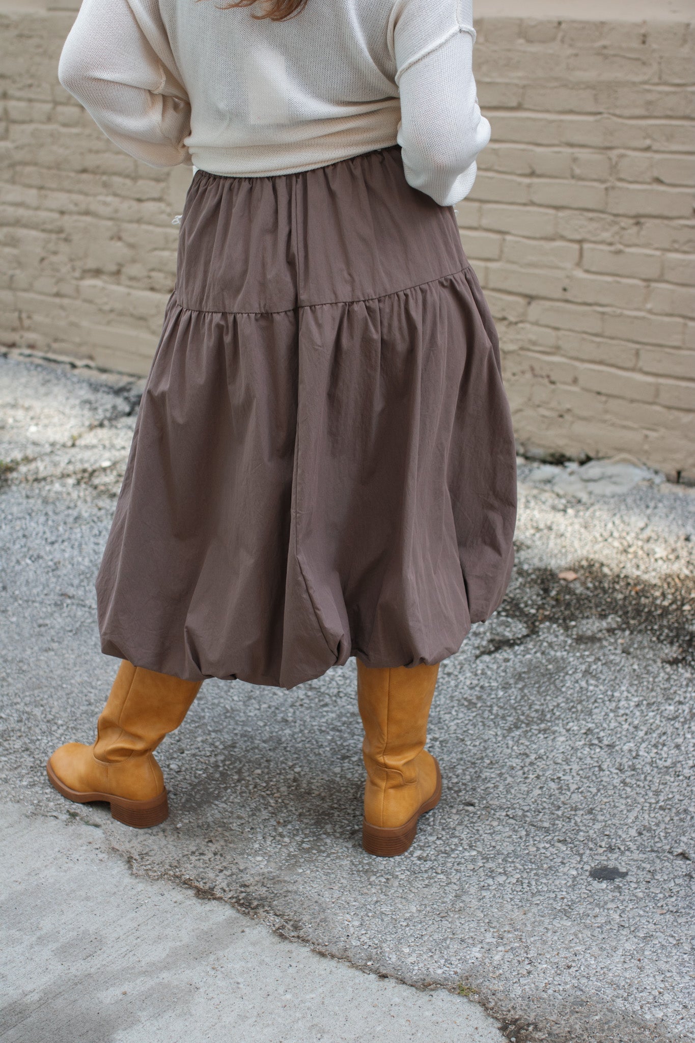 Dani Bubble Midi Skirt