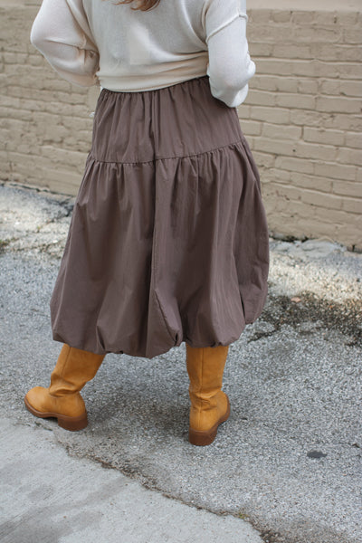 Dani Bubble Midi Skirt