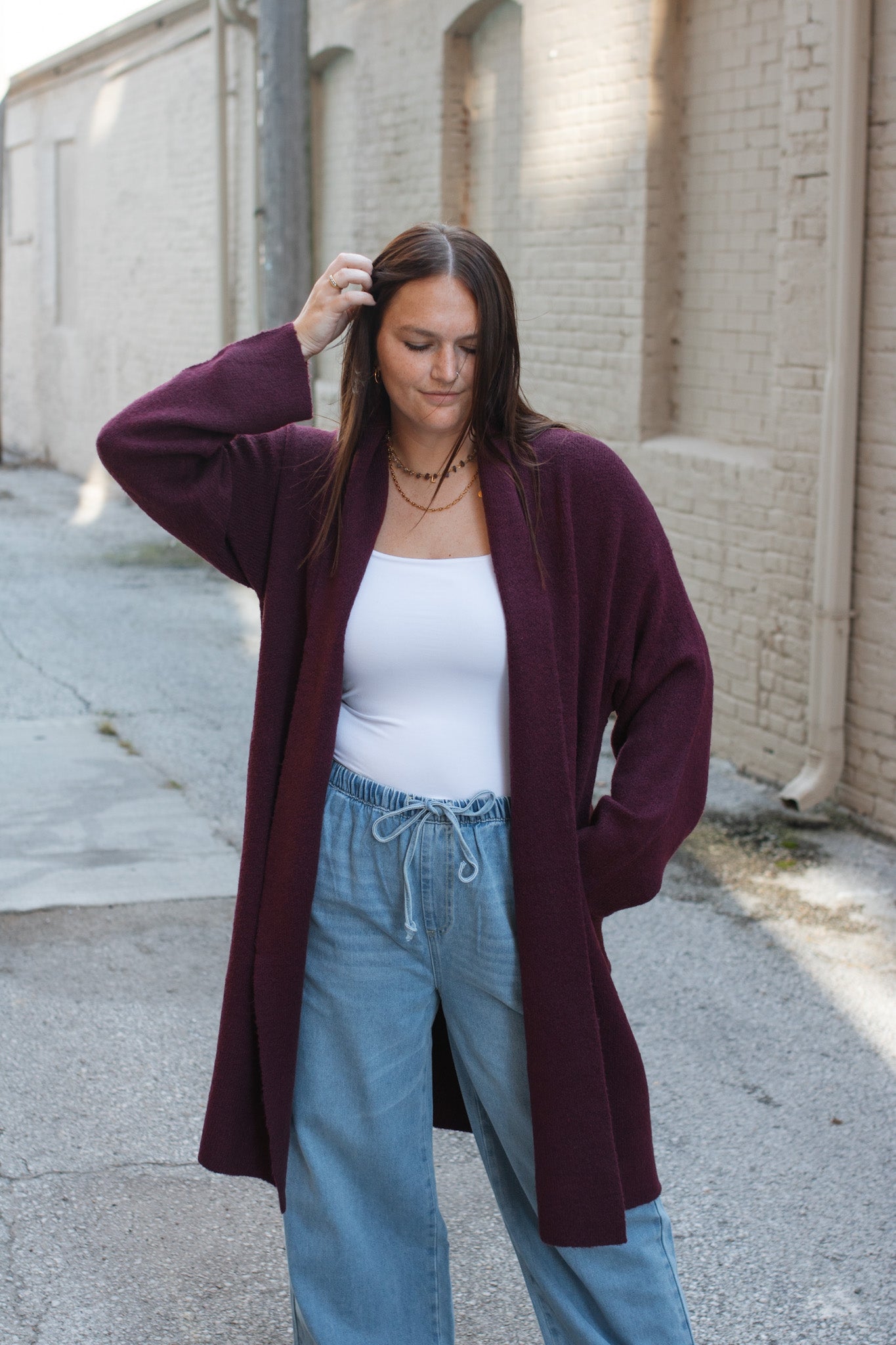 Nadine Oversized Duster Cardigan