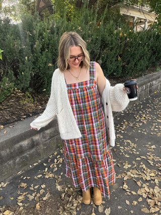 Stevie Plaid Maxi Dress