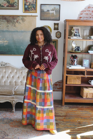 Harper Floral Embroidered Cardigan