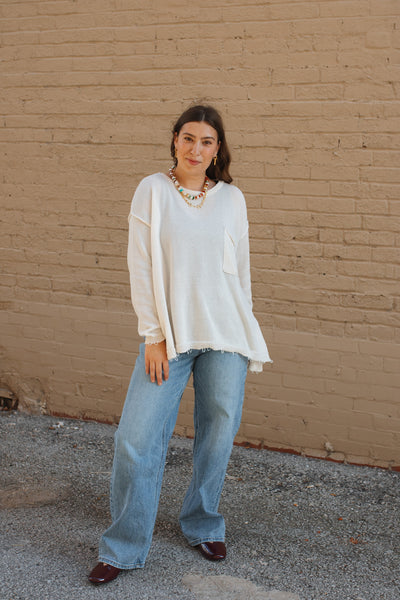 Lex Oversized Lightweight Sweater