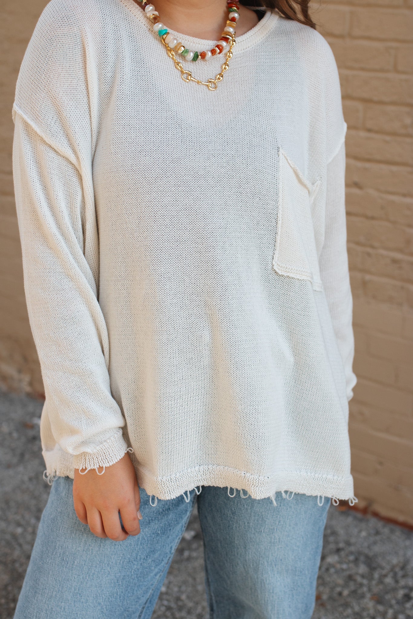 Lex Oversized Lightweight Sweater